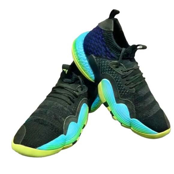 Adidas Trae Young 2 Trae-TL Solar Green Basketball, Sz 11, EUC main image 6